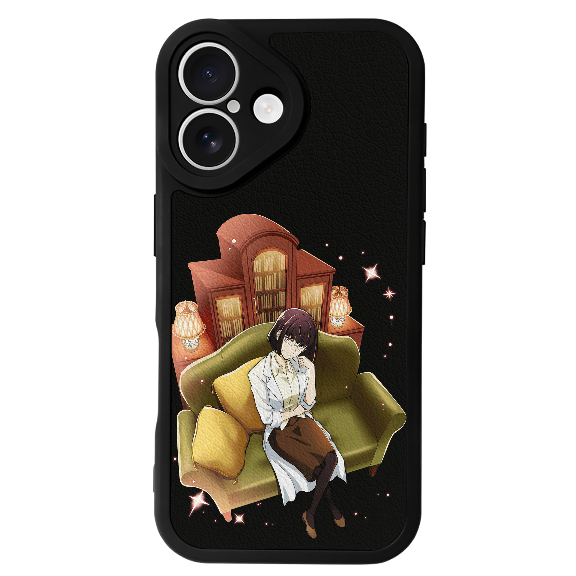 （画像用） 文豪ストレイドッグス Bungo Stray Dogs 【iPhone 16シリーズ対応】シリコンスマホケース（レザー調） 材質：シリコン